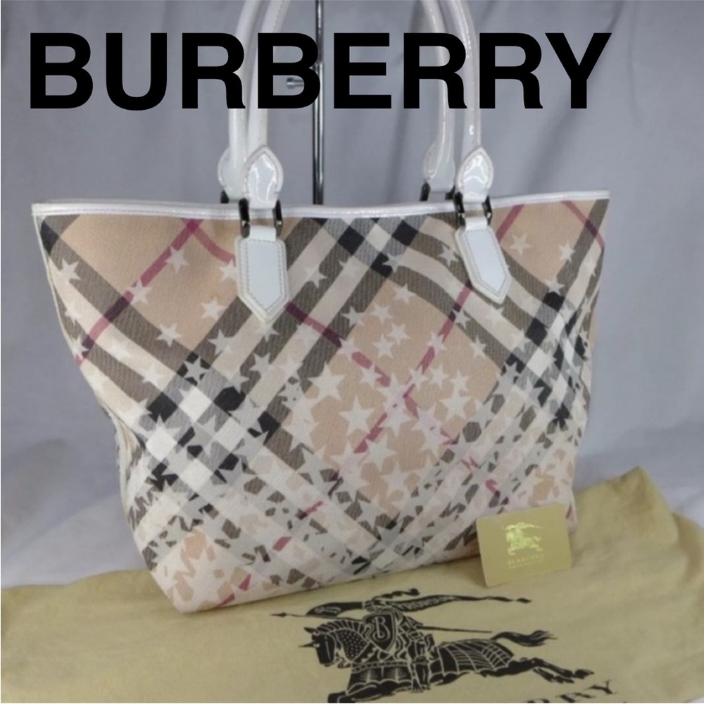 Burberry Nickie Stars Nova Check Tote